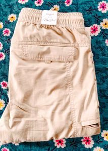barand new Khaki Cargo Pant from Mbazar