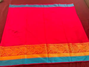 Vibrant Pink Saree with Blouse