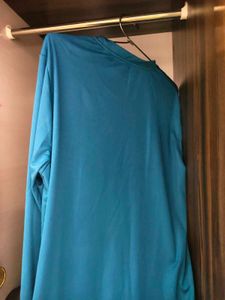 Long Sleeve Teal T-Shirt