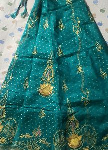 Antique Bridal Lehenga Stiched Blouse And Dup