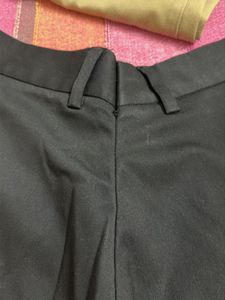 Black Wide-Leg Culottes