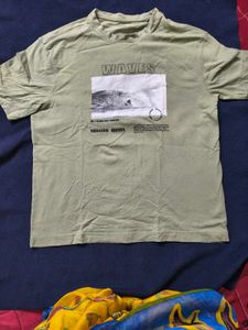Men's Graphic T-Shirt "Waves" Medium size