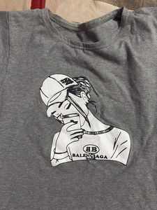 Grey Graphic T-Shirt