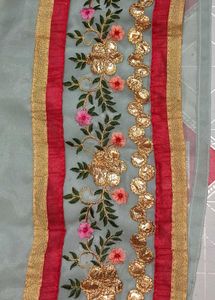 Embroidered  kurta set with beutiful dupatta
