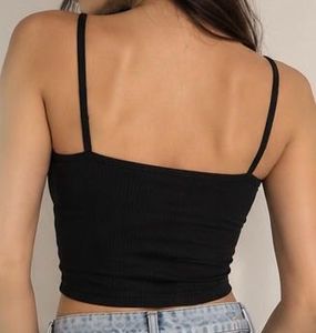 Black Crop Tank Top(BRAND NEW&amp; UNUSED)
