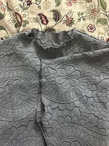 Elegant Embroidered Dress Fabric