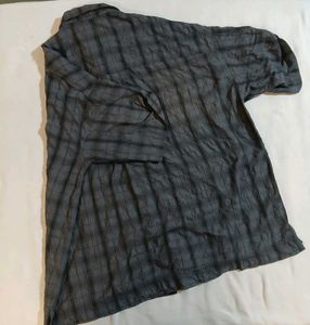 Men's Plaid Button-Up Shirt
