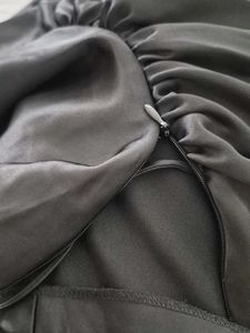 Zara Satin Side Slit Dress (Length 48.5 inch