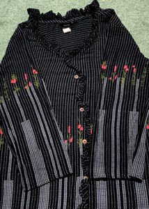 Striped Floral Top by DEVYAS