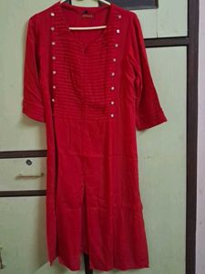Elegant Red Kurta