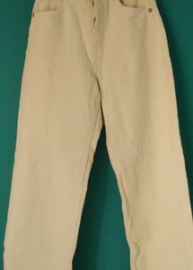 Zara Lemon Green Jeans.