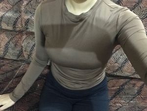 Brown Long Sleeve Top