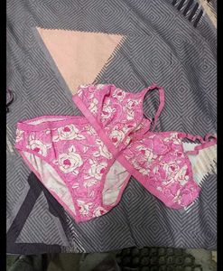Floral Bra & Panty Set combo