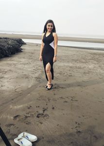 Elegant Black Dress with Side Slit
