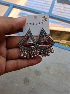 Boho Tribal Jhumka Earrings