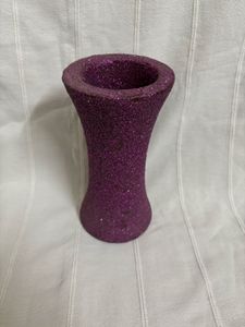 Purple Glitter Vase