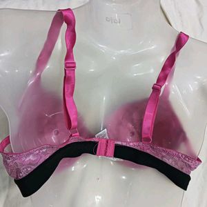 ⭐ Pink Lace Padded Bra