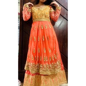 Sale ! Beautiful Orange Gown❤️