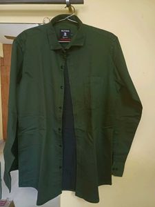 Mustang Olive Green Shirt