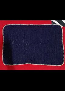 Handmade Crochet Navy Blue Mat