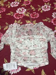 Savana Sheer Floral Mesh Top