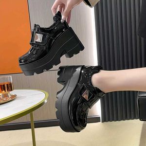 Chunky Platform Wedge Shoes