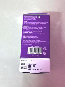 The Derma Co 10% Niacinamide Serum with 2% Zinc, P