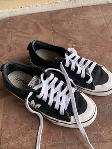 Adidas Black &amp; White Sneakers