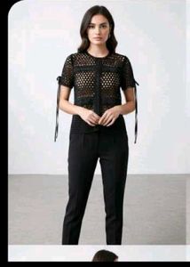 Elegant Black Lace Top