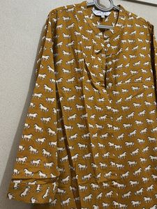 Horse Print Midi Dress