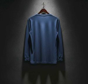 Blue Louis Philippe Long Sleeve T-Shirt