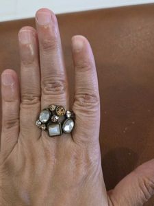 Statement Ring with Mixed Gems
