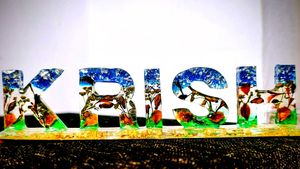 KRISH Resin Name showpiece CUSTOMIZED