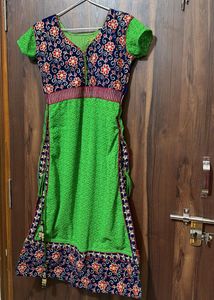straight Embroidered Kurta Set