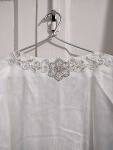 Elegant White Embroidered Kurta