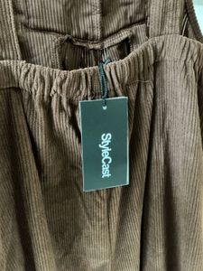 Brown Corduroy Jumpsuit