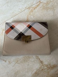 Stylish Plaid Clutch
