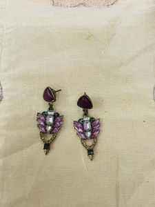 Stunning Bejeweled Drop Earrings