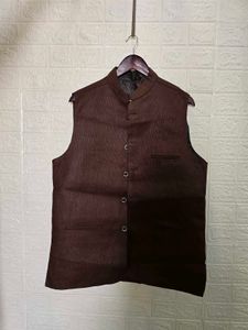 Men's Brown Nehru Jacket