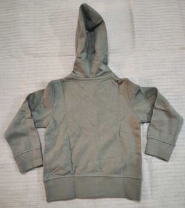 Kids Lime Green Zip-Up Hoodie