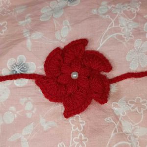 Crochet Flower Rakhi