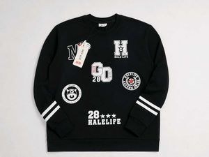 "Brand New HALE-LIFE Black Graphic Sweatshirt | Si