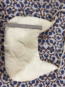 Cream Padded Shoulder Bag