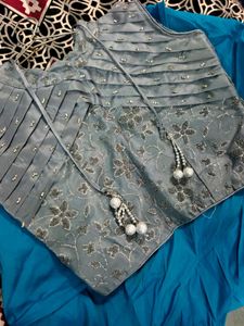 Stunning Blue Choli Set 🔷