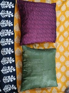 Two self work cusion covers