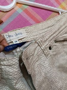 Women Beige Printed Pant