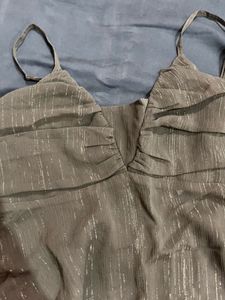 Sparkly Asymmetrical Hem Dress