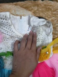 Multi Colour Frock For Kids