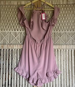 Open Back Play Suit