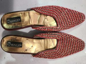 Embellished Red Heels